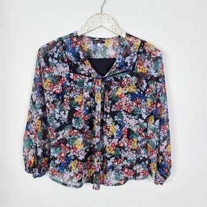 ELLA MOSS Girl's Floral Printed Peasant Top 10